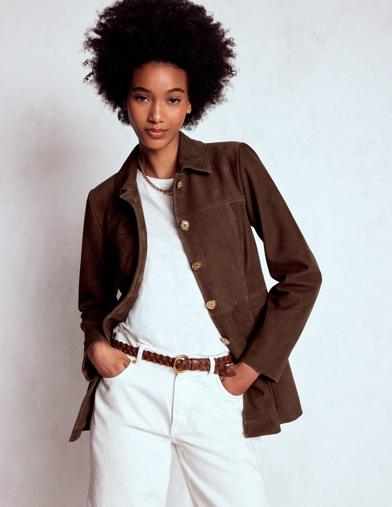 Suede Jacket-Dark Chocolate 6