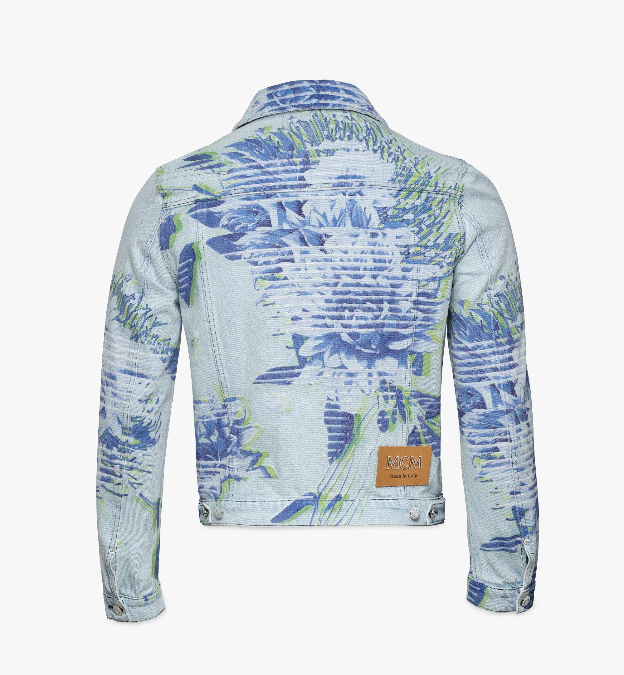 Men’s Tech Flower Denim Jacket - 4
