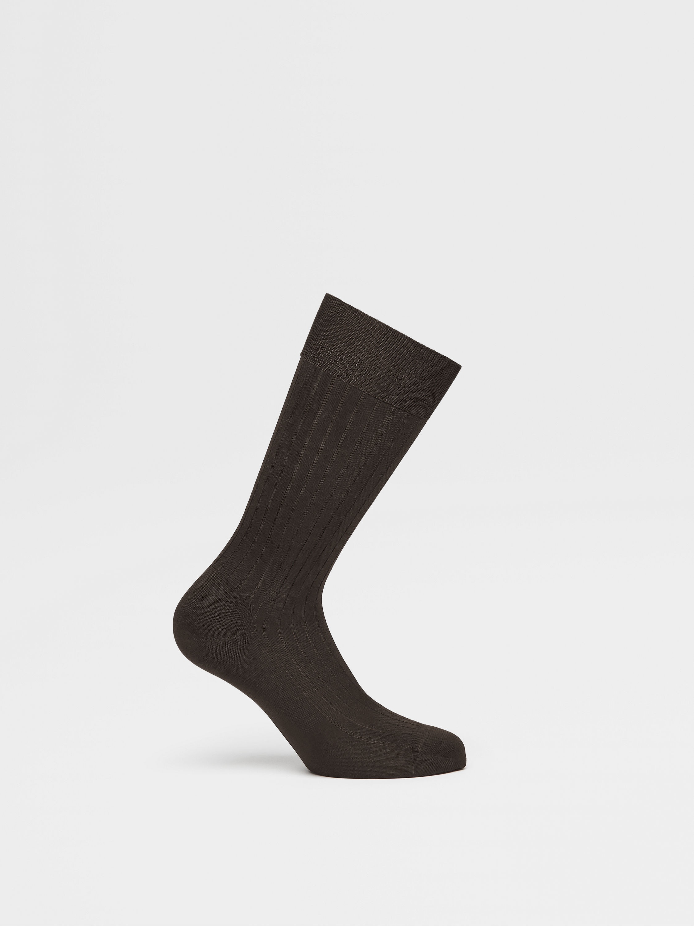 DARK GREY COTTON SOCKS - 3