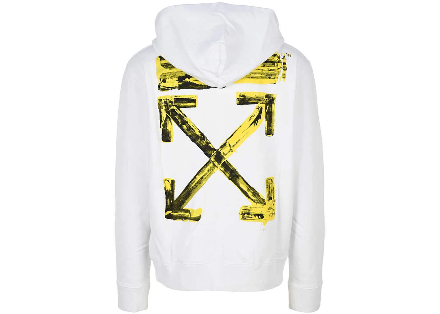 OFF-WHITE Acrylic Arrows Hoodie White/Yellow - 2