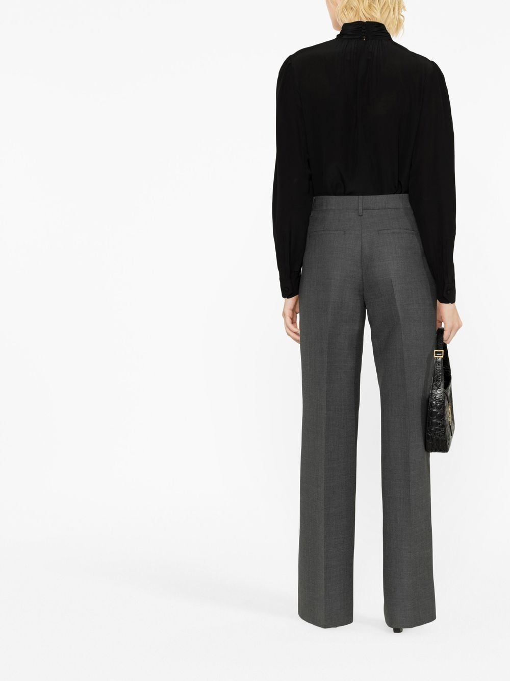 straight-cut tailored trousers - 3