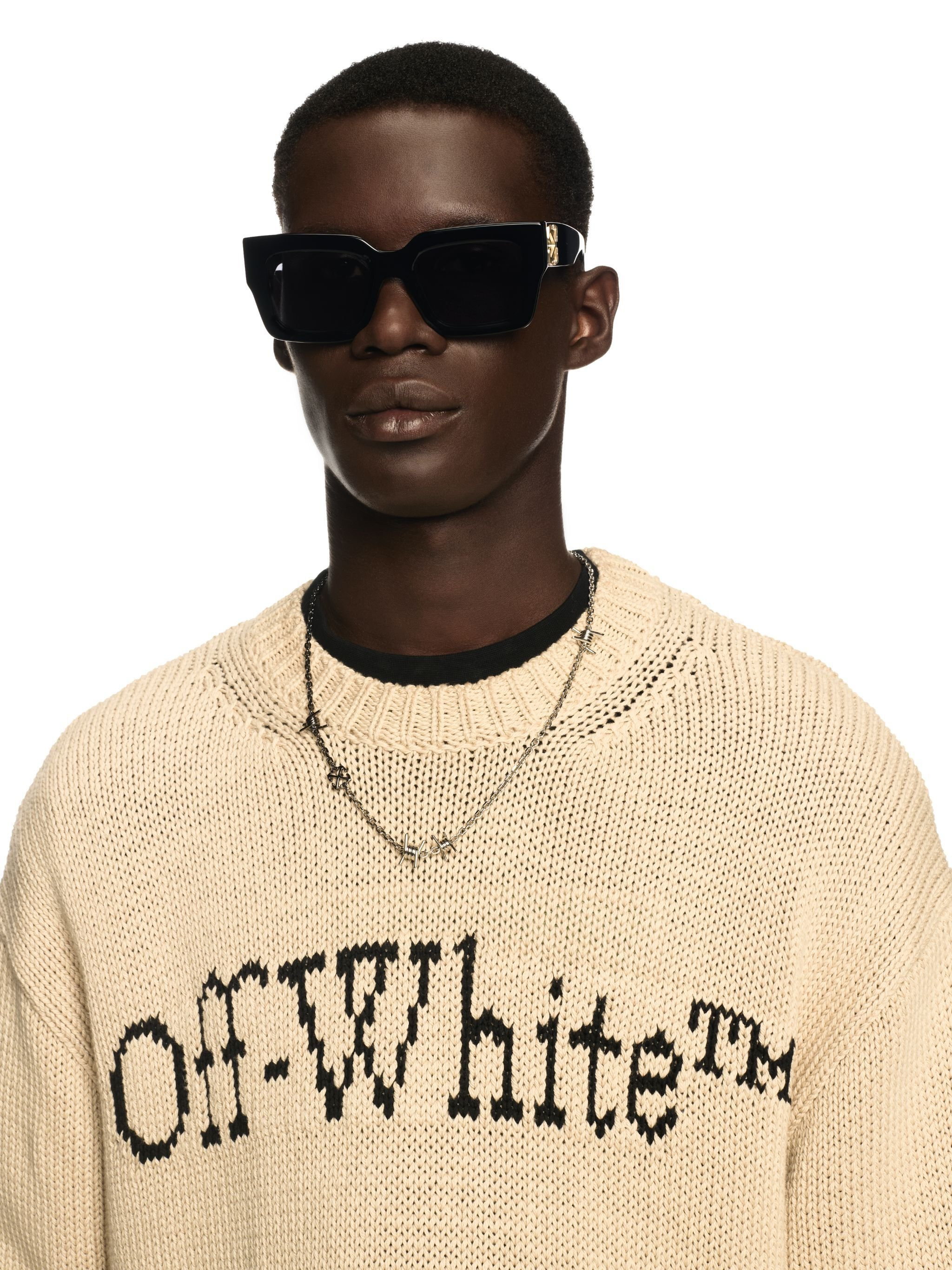 Cream Big Bookish Knit Sweater - 6