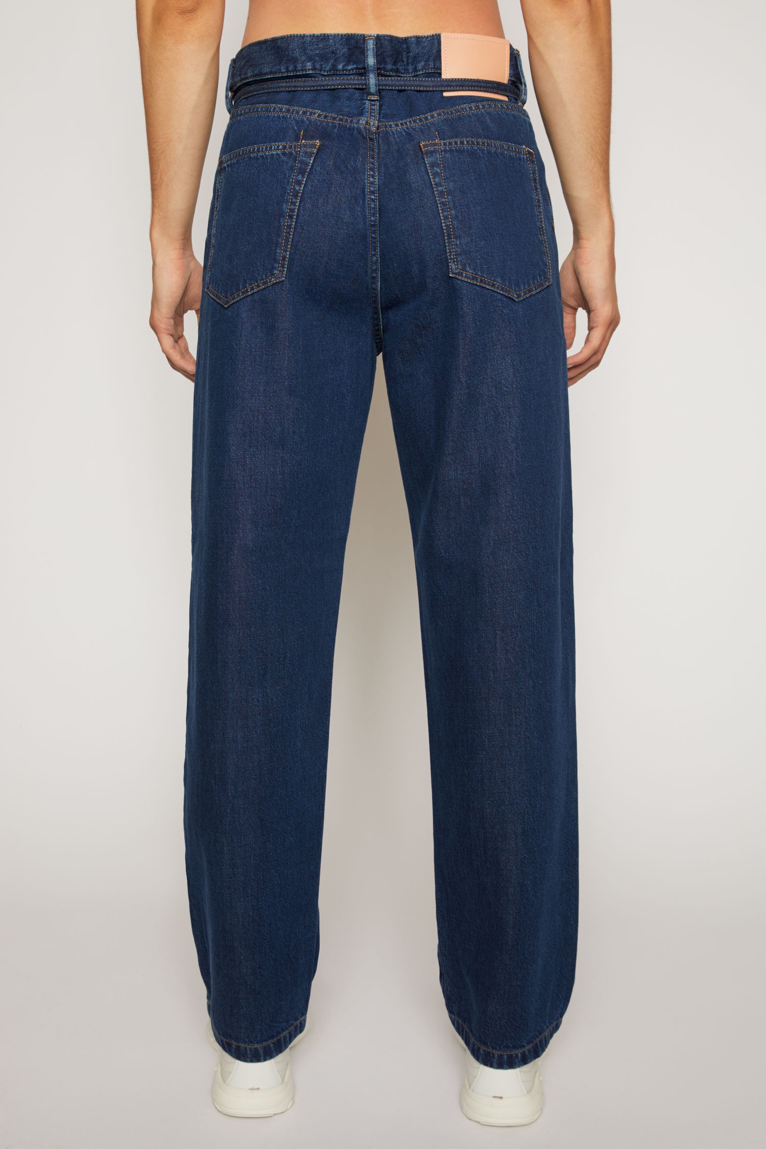 Loose fit jeans dark blue - 3
