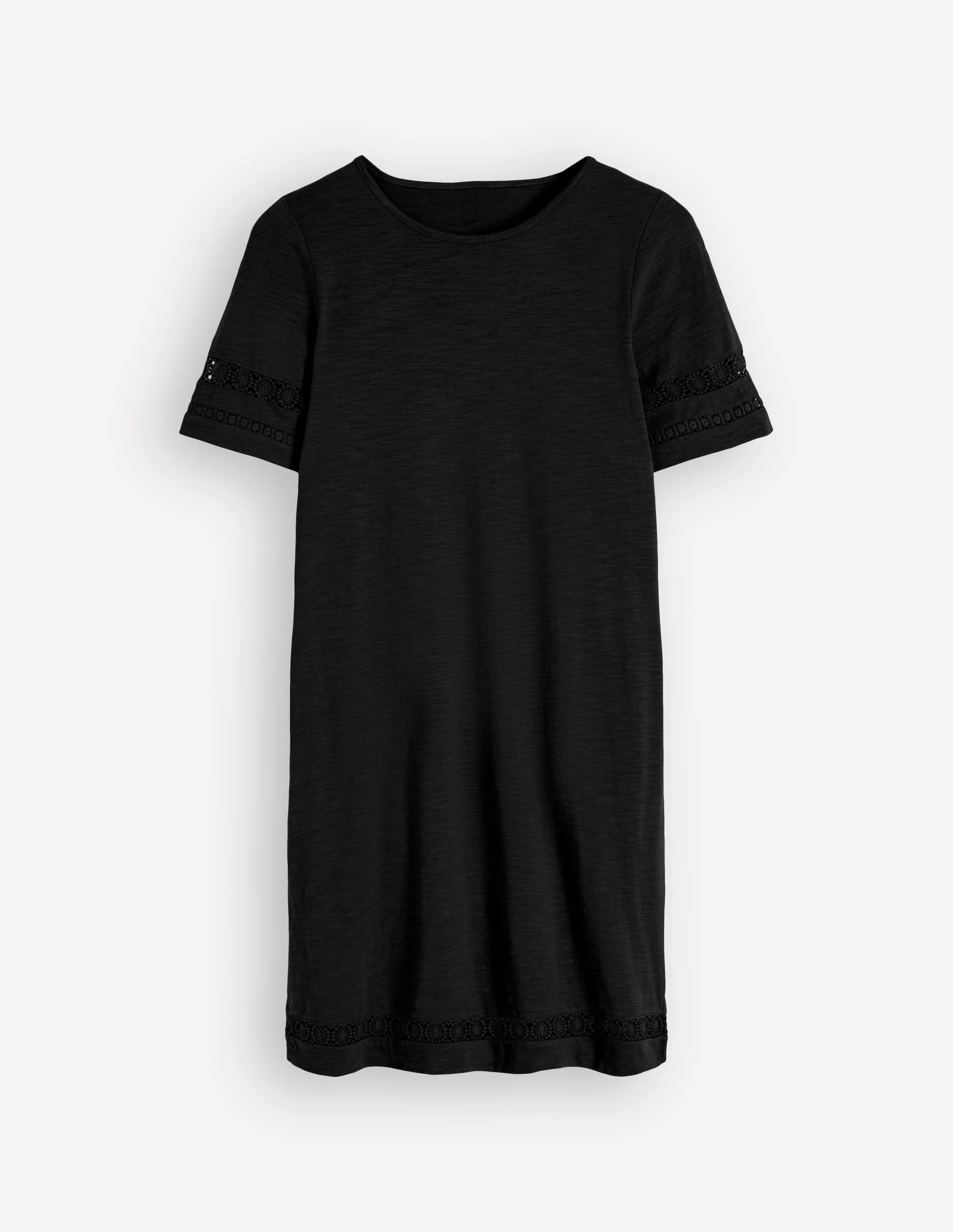 Hattie Jersey T-shirt Dress-Black - 1