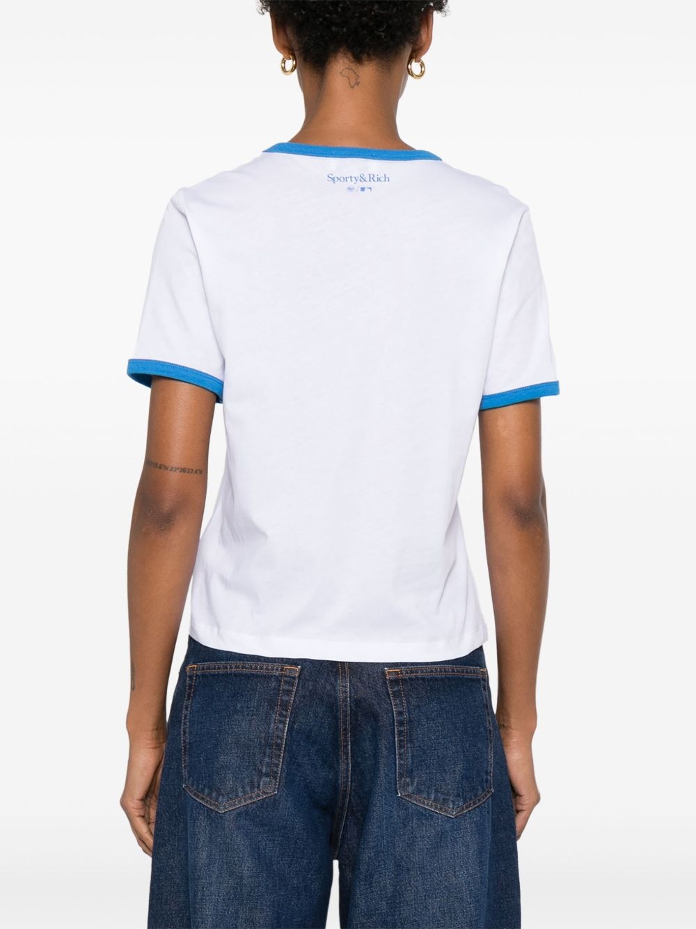 x The LA Dodgers Serif Ringer T-shirt - 4