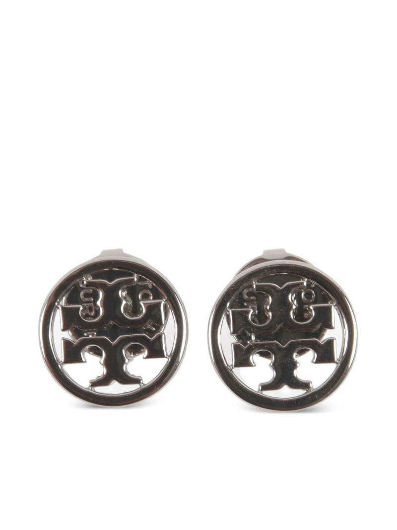 logo-detail stud earrings 1