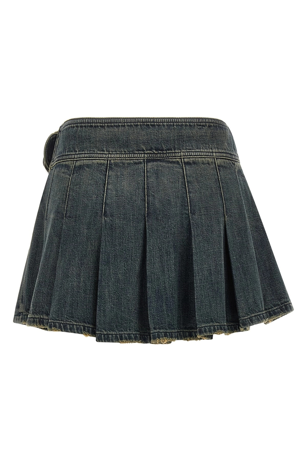 'Buckle Pleated' skirt - 2