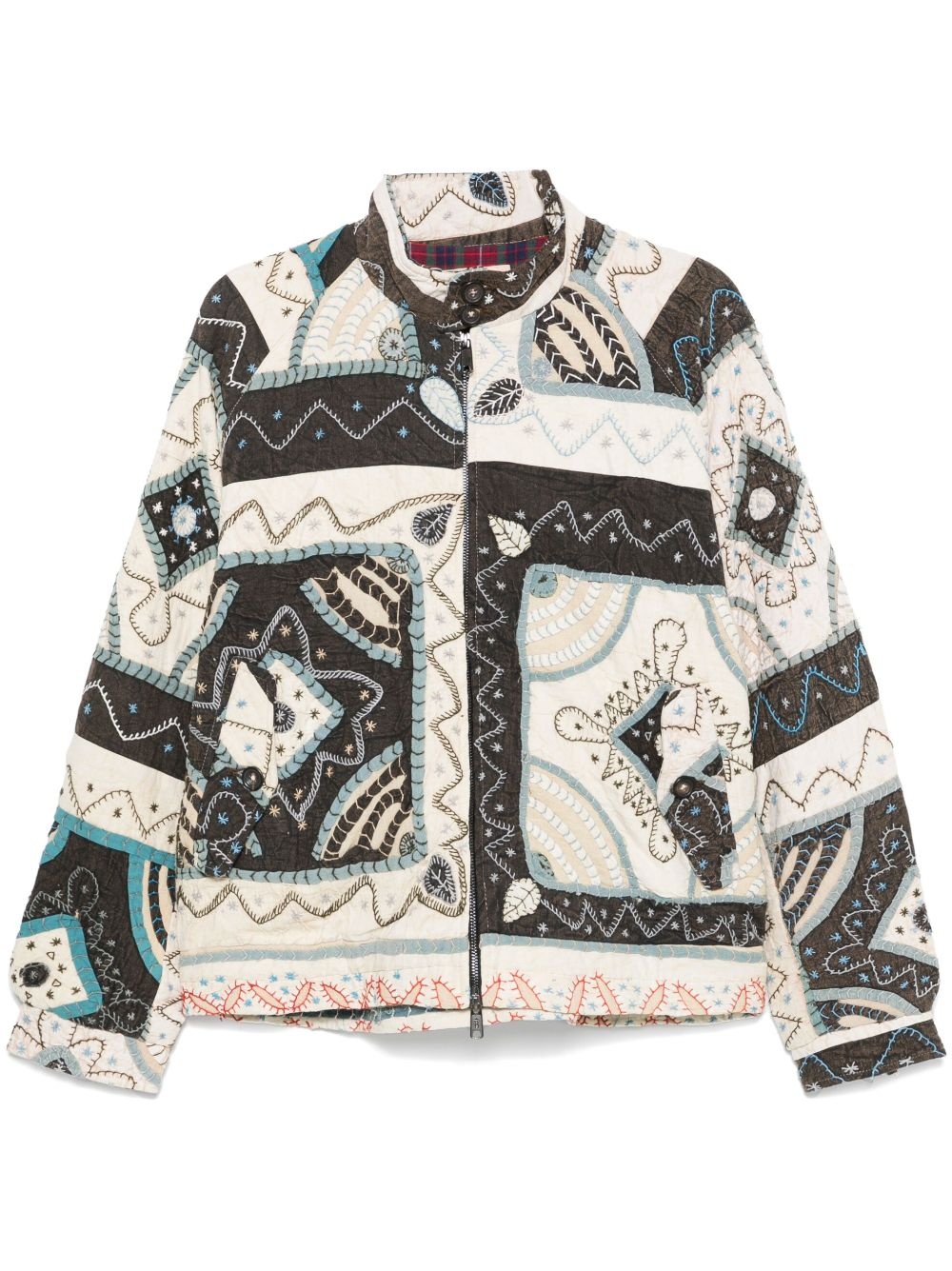 x Baracuta patchwork jacket - 1