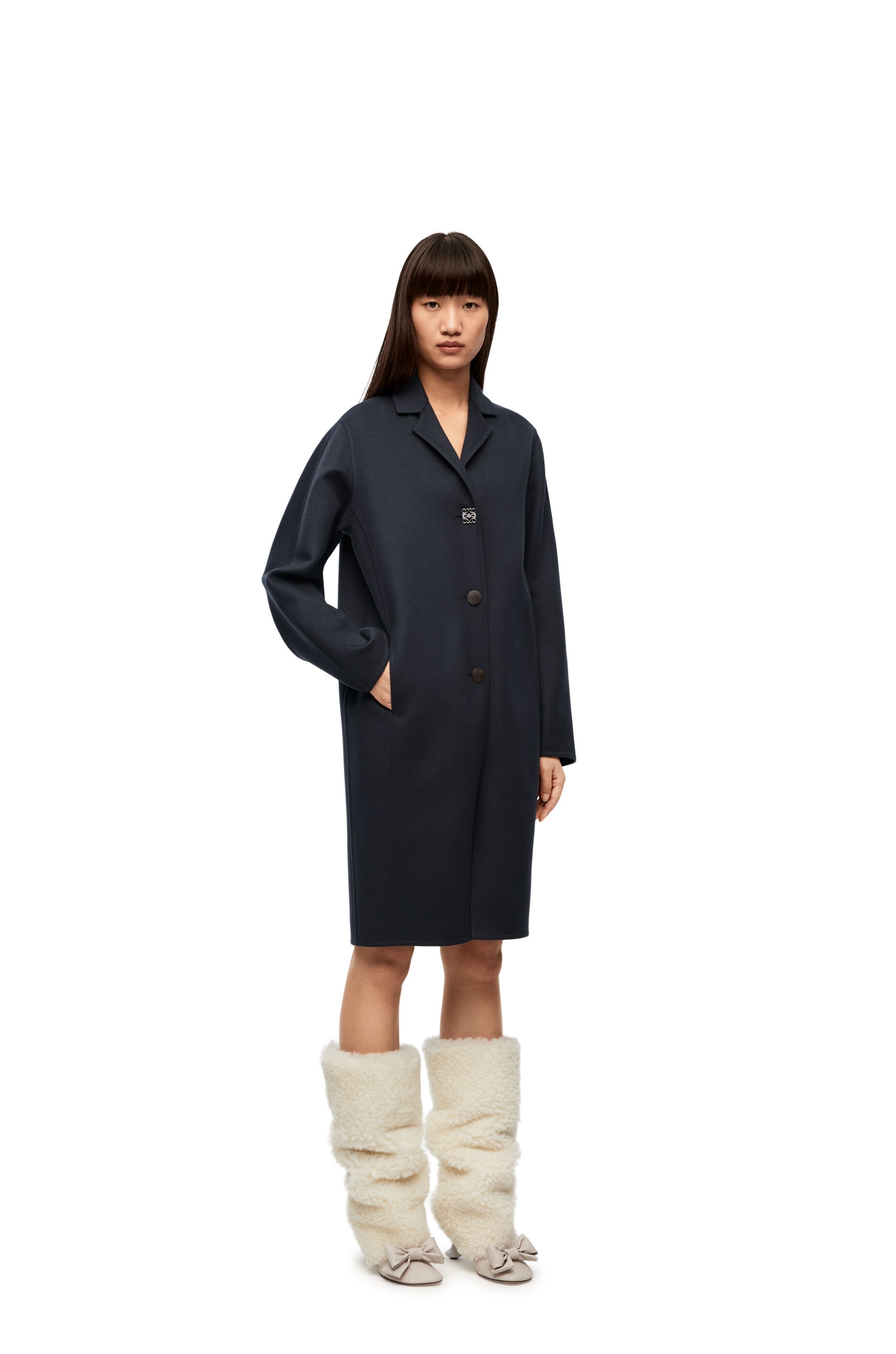 Coat in wool and cashmere - 3
