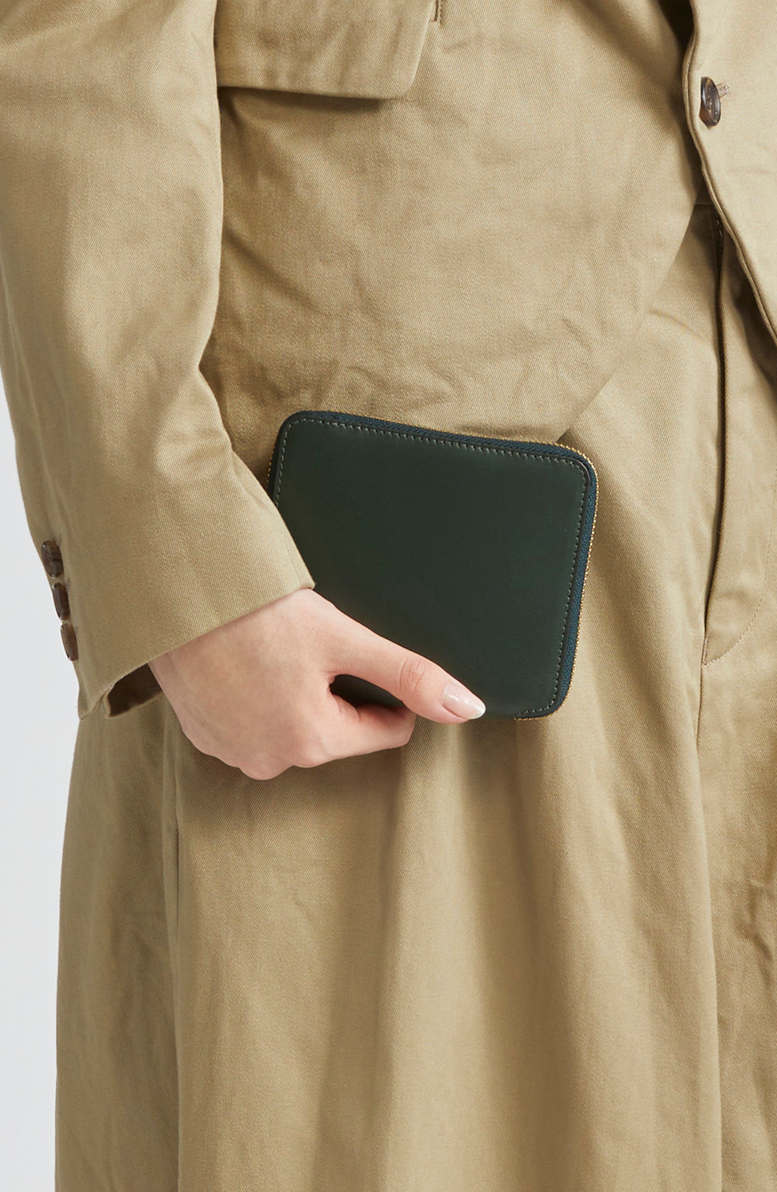 Comme des Garçons Wallets Classic Leather Wallet in Bottle Green at Nordstrom - 3