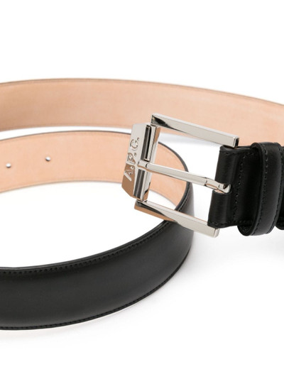 A.P.C. London leather belt outlook