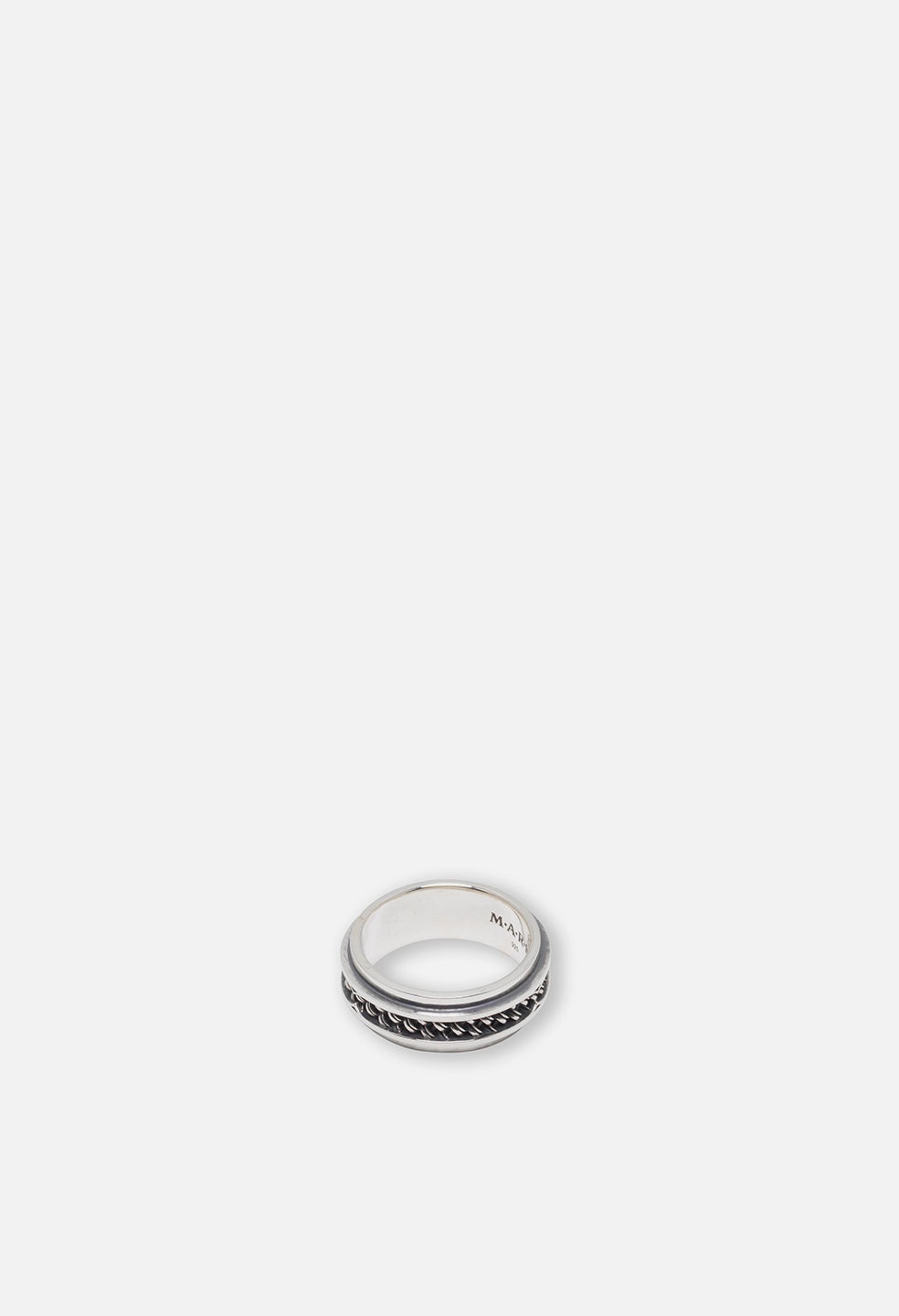 M.A.R.S SLIM ENGRAVED RING - 1