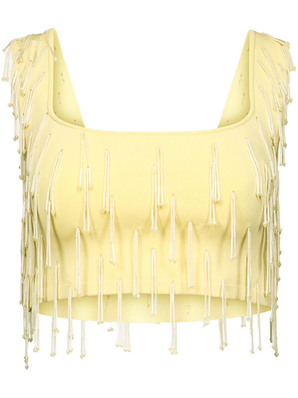 Depois fringed cropped top - 1