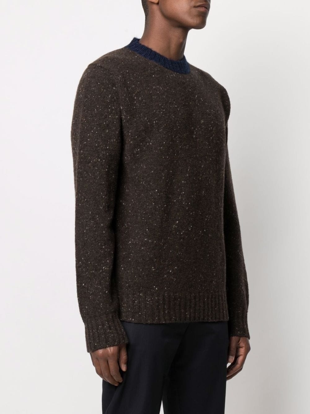 contrast-trim wool jumper - 3