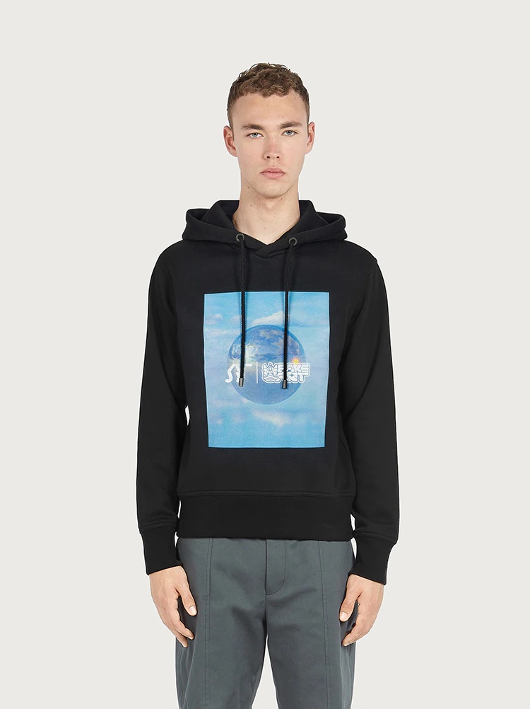 LIMITED EDITION FERRAGAMO X SHXPIR HOODED SWEATSHIRT - 2