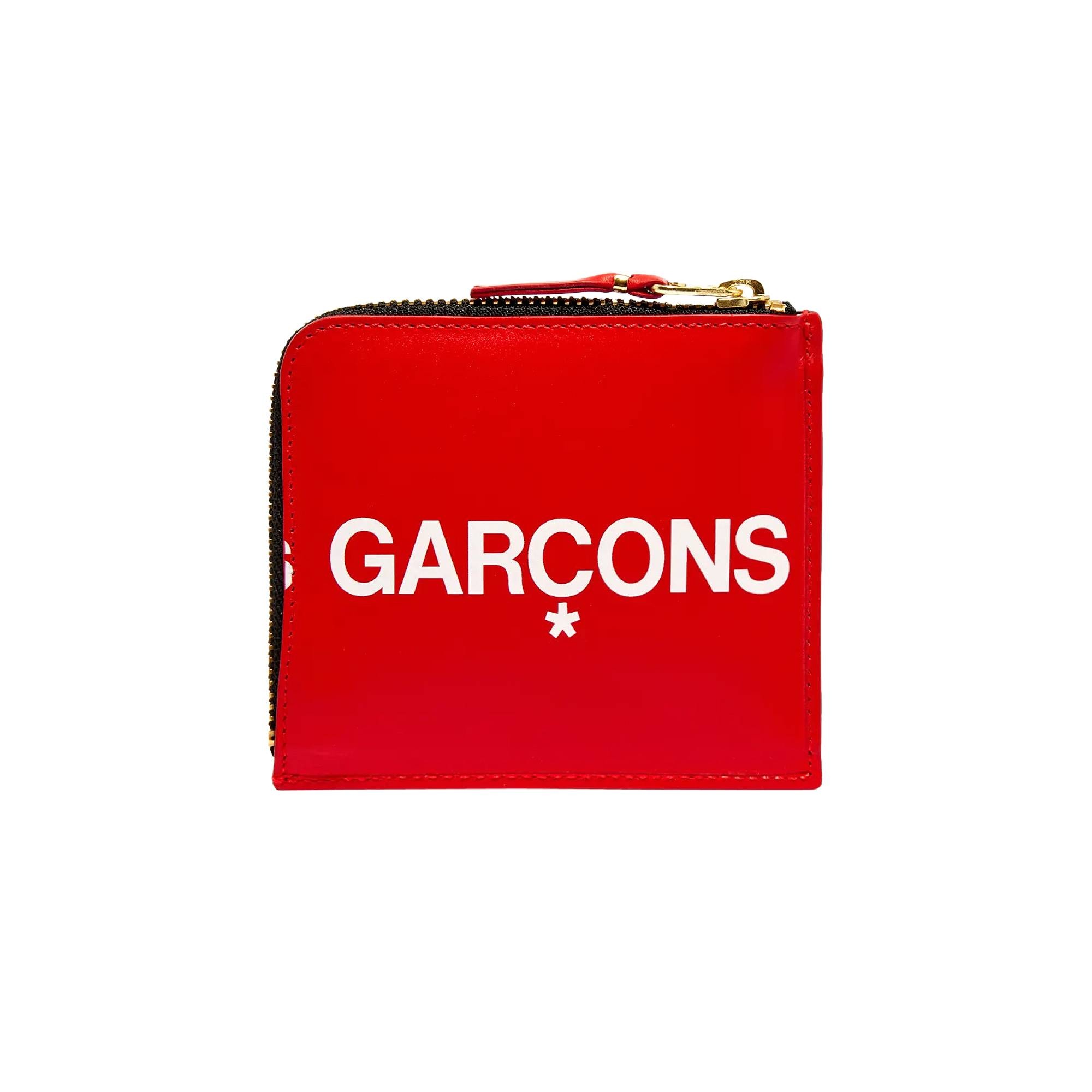 Comme des Garçons Huge Logo Wallet 'Red' - 2