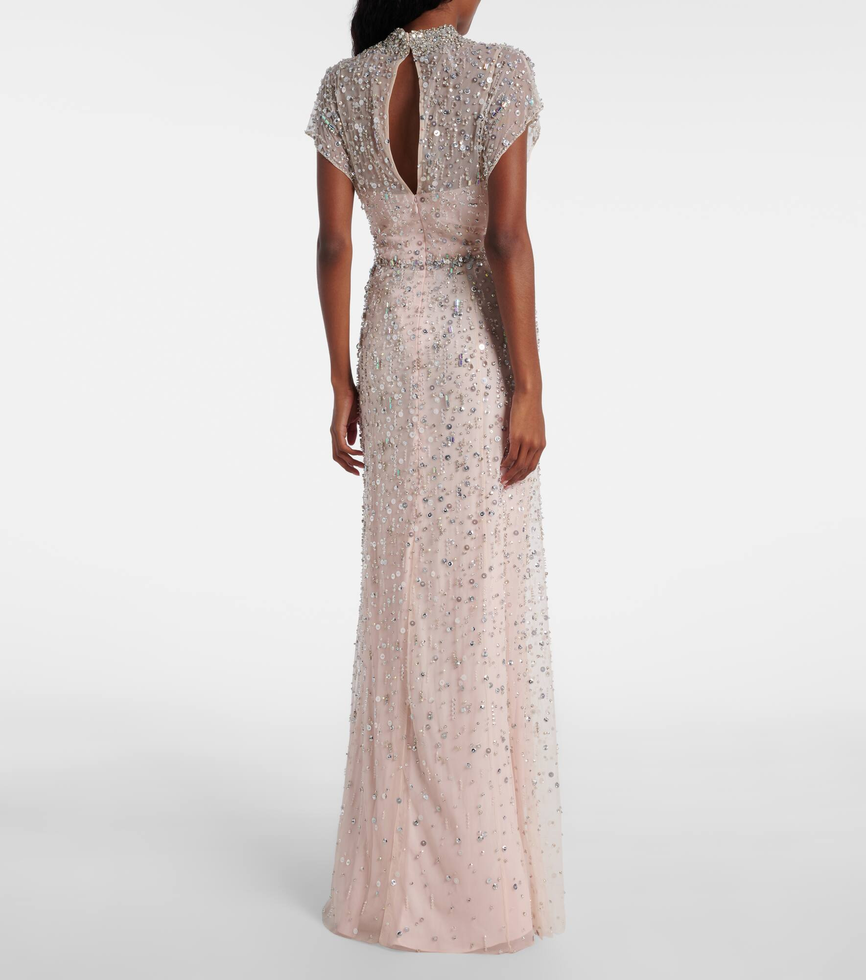 Crystal Drop embellished gown - 3