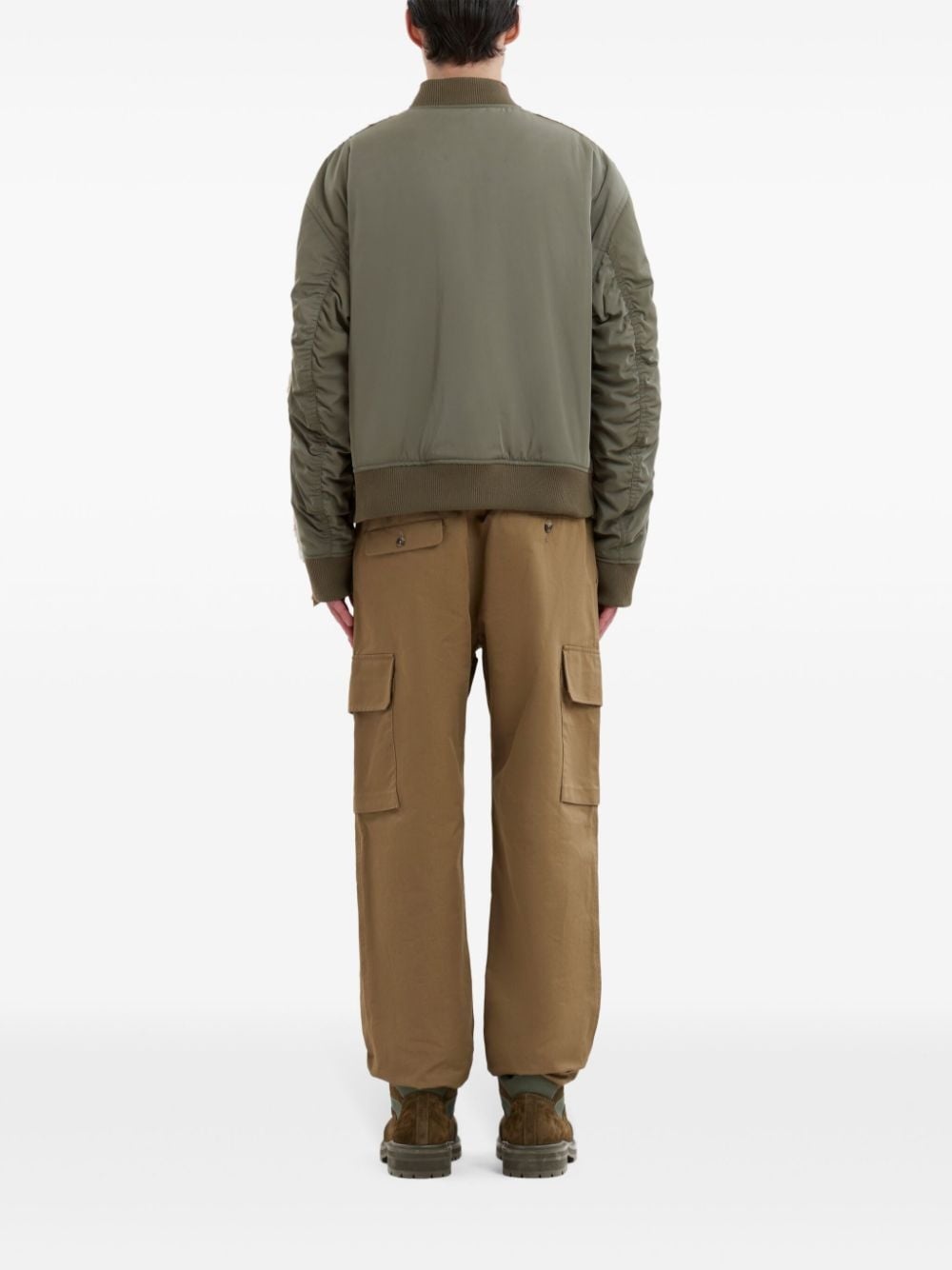 two-tone bomber jacket - 4