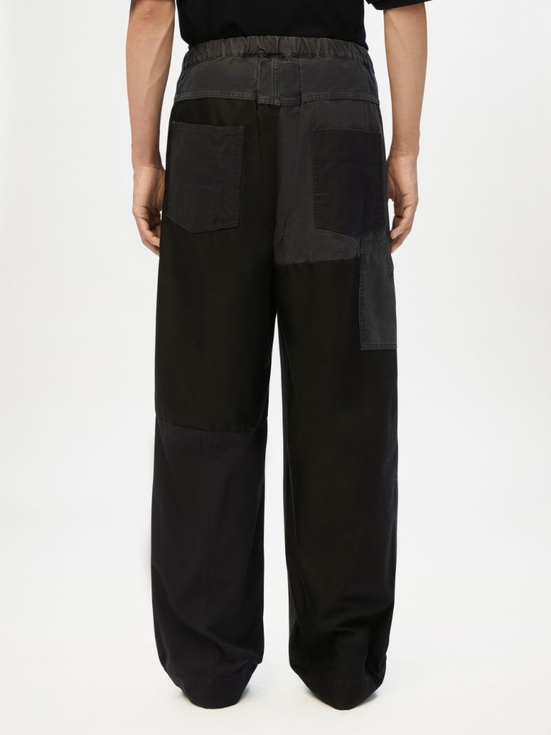PATCHWORK CARGO PANTS - 5