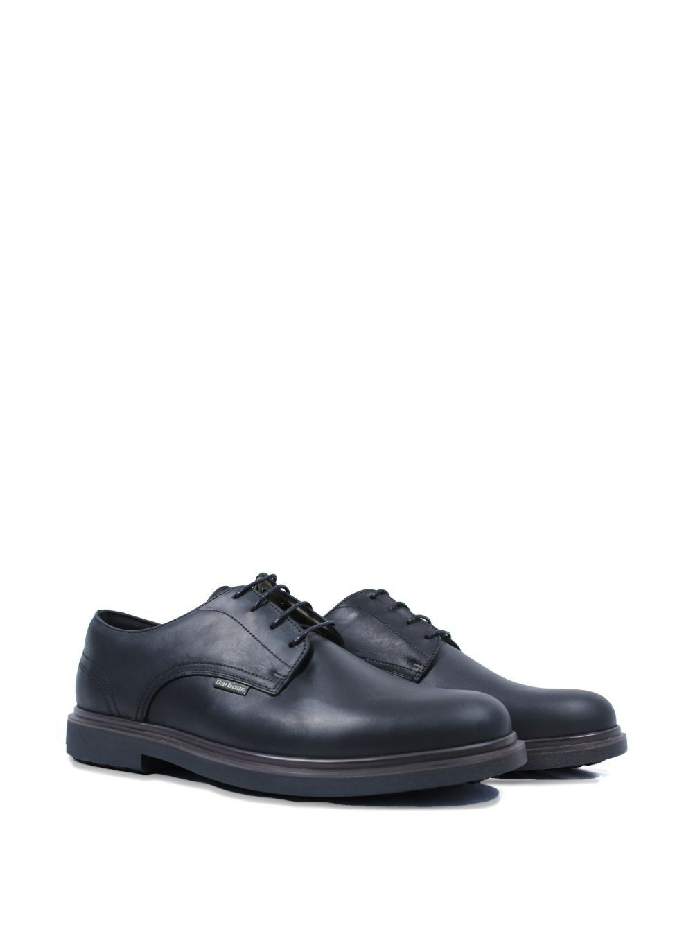 lace-up leather derby shoes - 2