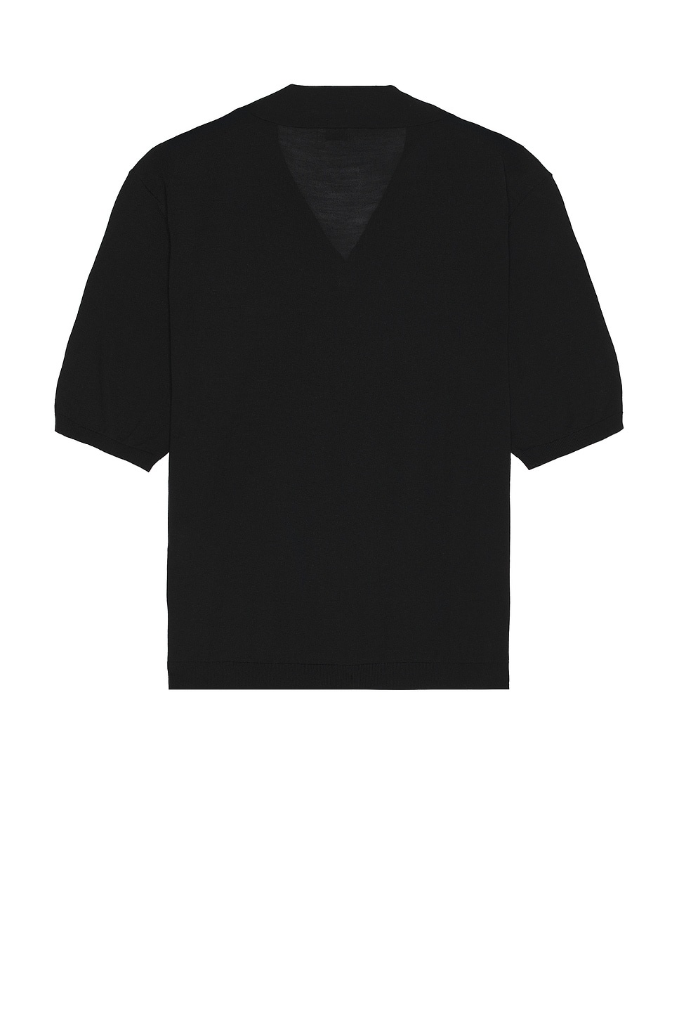 Short Sleeve Polo Sweater - 2