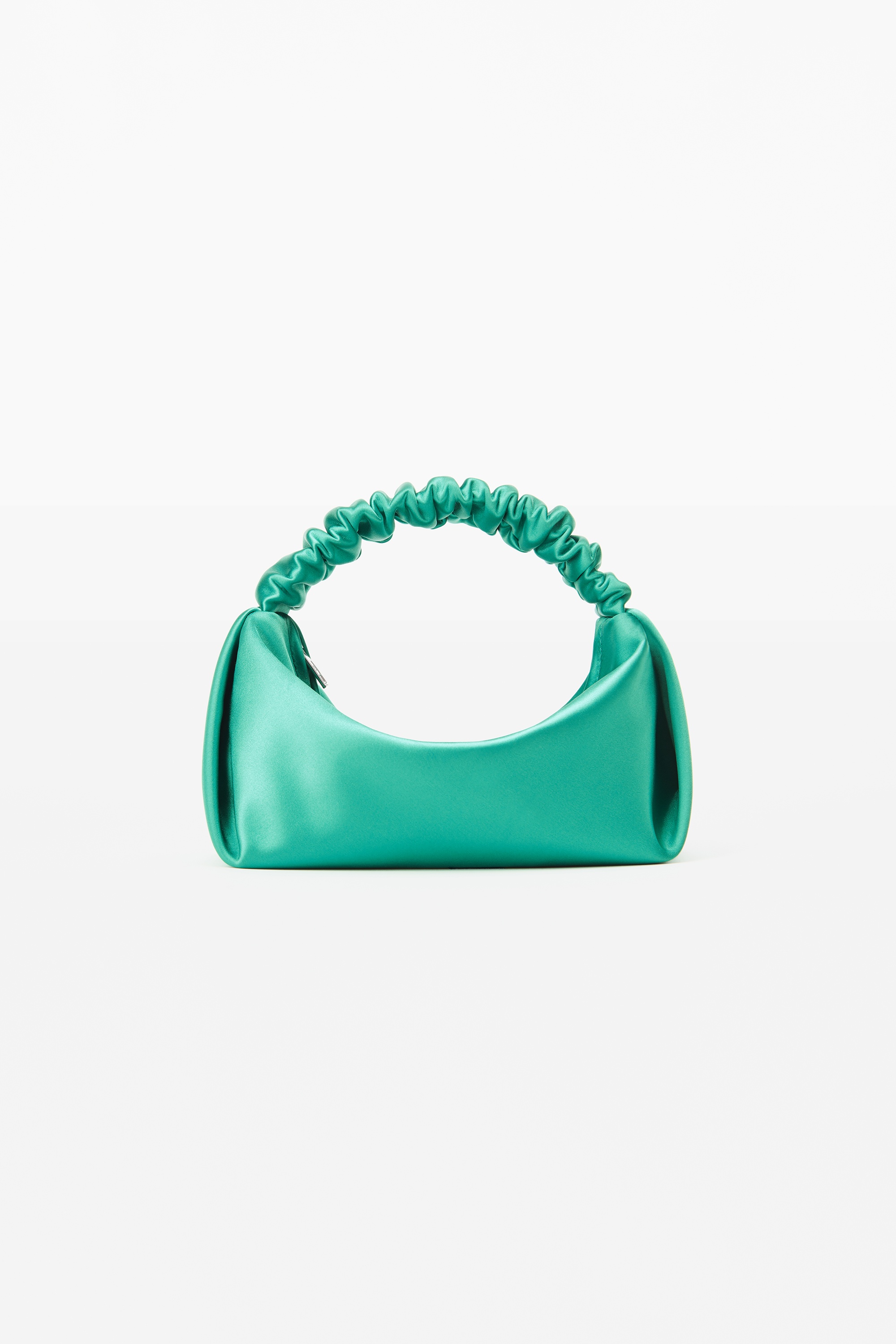 SCRUNCHIE MINI BAG IN SATIN - 1