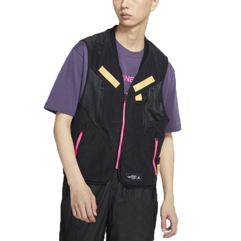 Air Jordan 23 Engineered Casual Woven Vest Black CZ4819-010 - 3