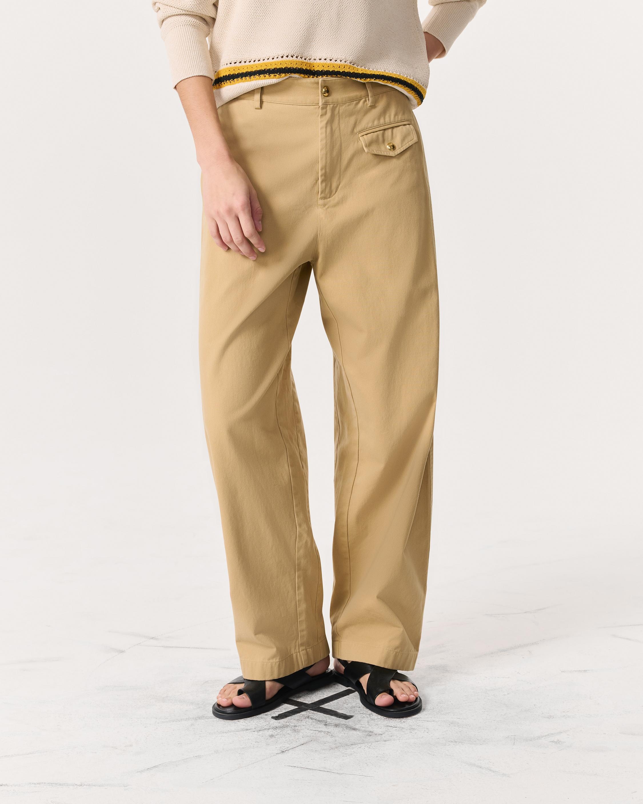 Renata Cotton Twill Utility Pants - 3