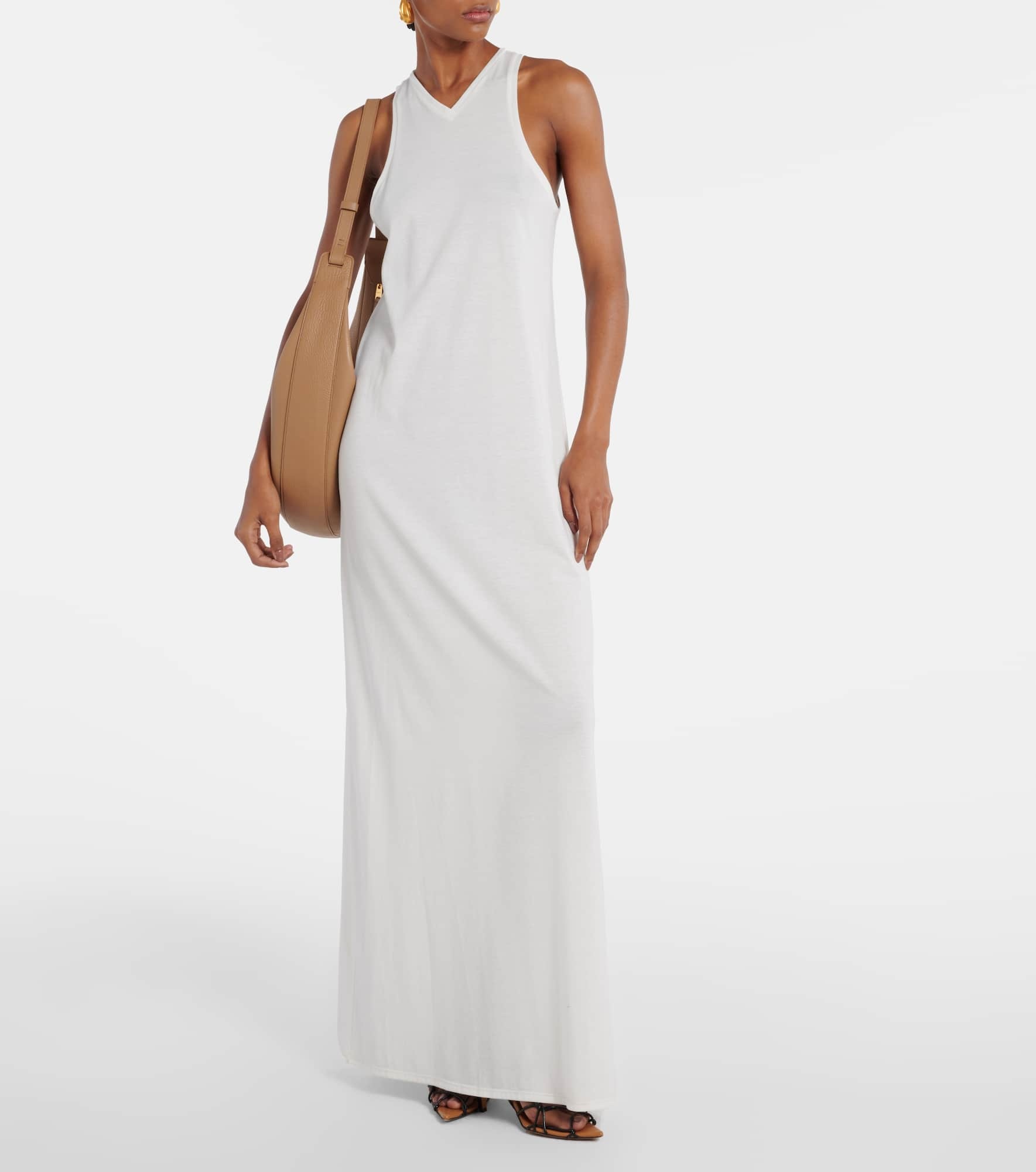 Vernetta cotton-blend jersey maxi dress - 2