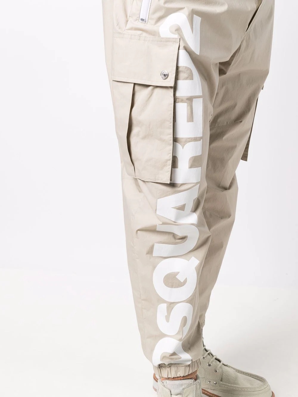 tapered-leg logo-print track pants - 5