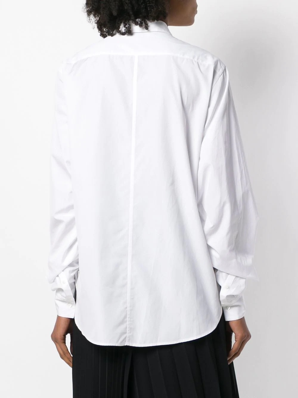ruched long-sleeve shirt - 4