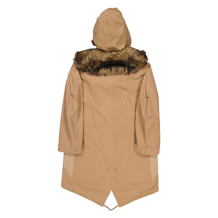 Burberry Cotton-twill Blend Parka Coat With Detachable Hood - 2