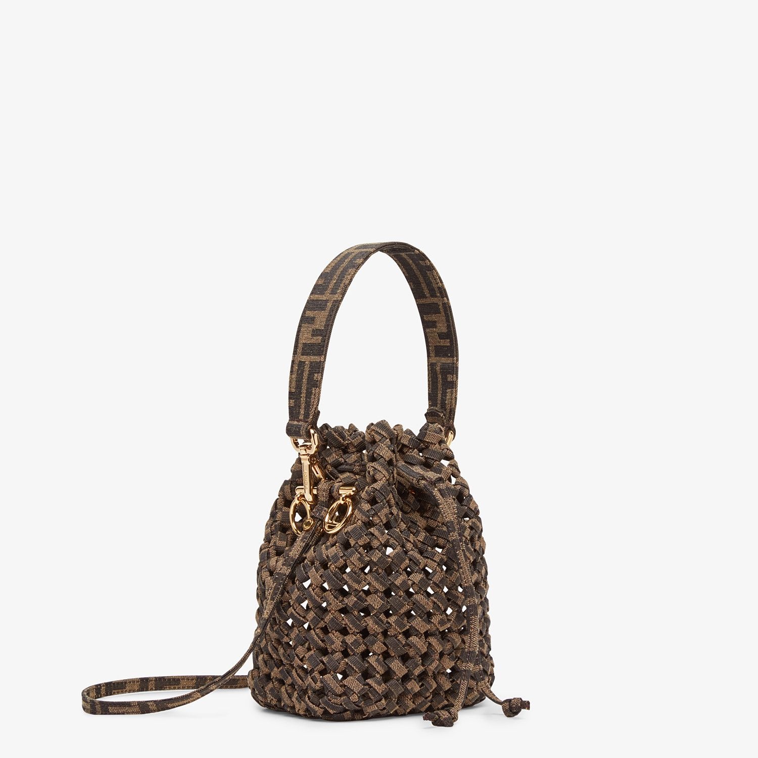 Jacquard fabric interlace mini-bag - 3