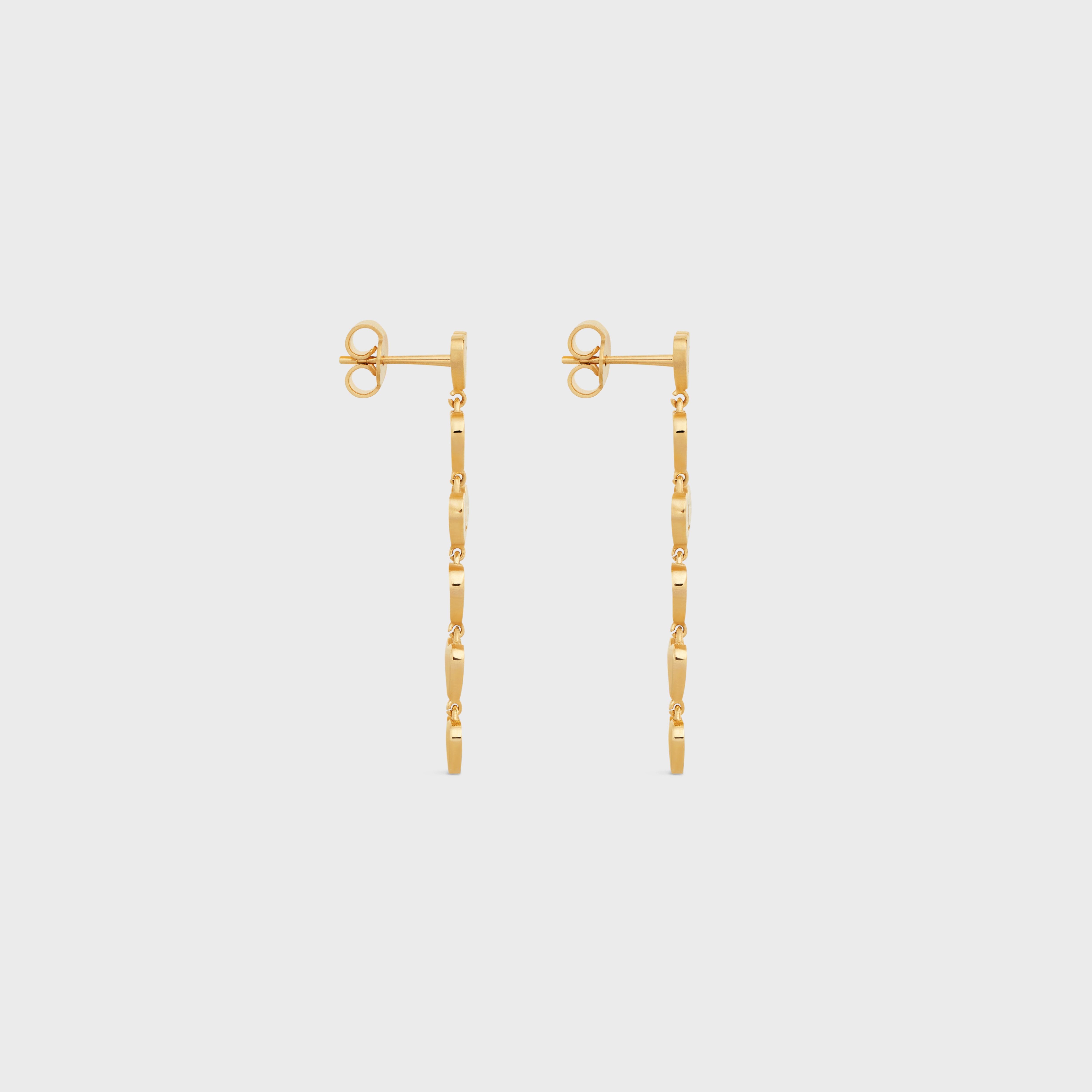 Cœur Celine Earrings in Brass with Gold Finish - 3