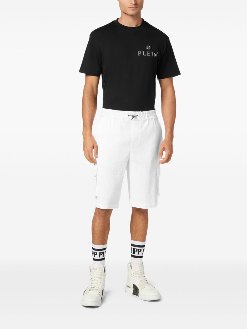 PHILIPP PLEIN cotton cargo shorts outlook