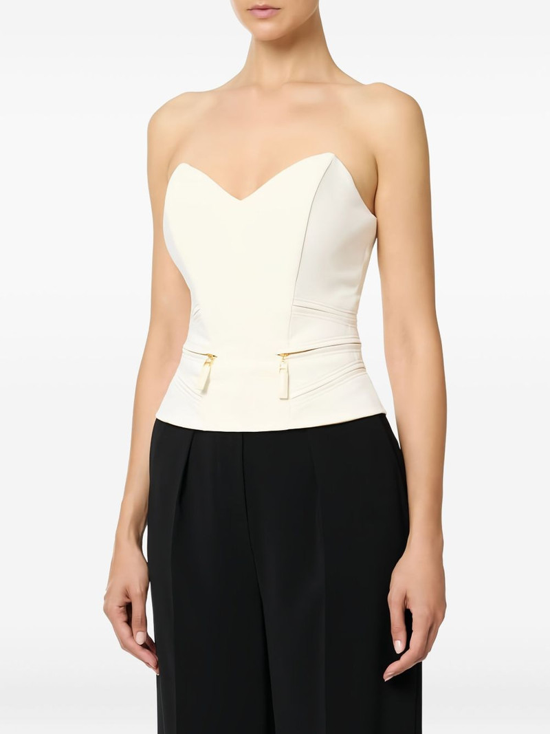 ELISABETTA FRANCHI zip-detail top outlook