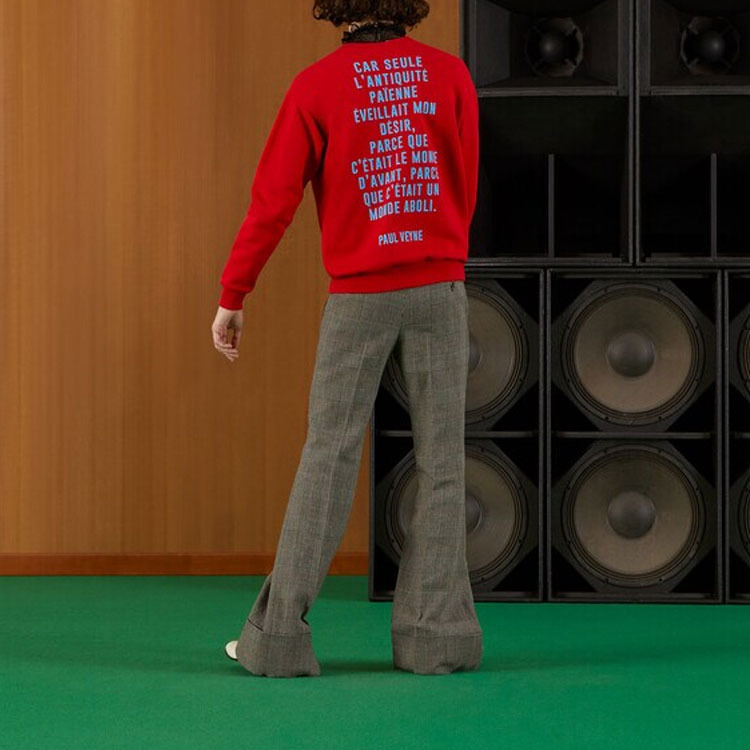 Gucci 'Humphrey Bogart' Print Sweatshirt 'Red' 623245-XJEN-86269 - 4