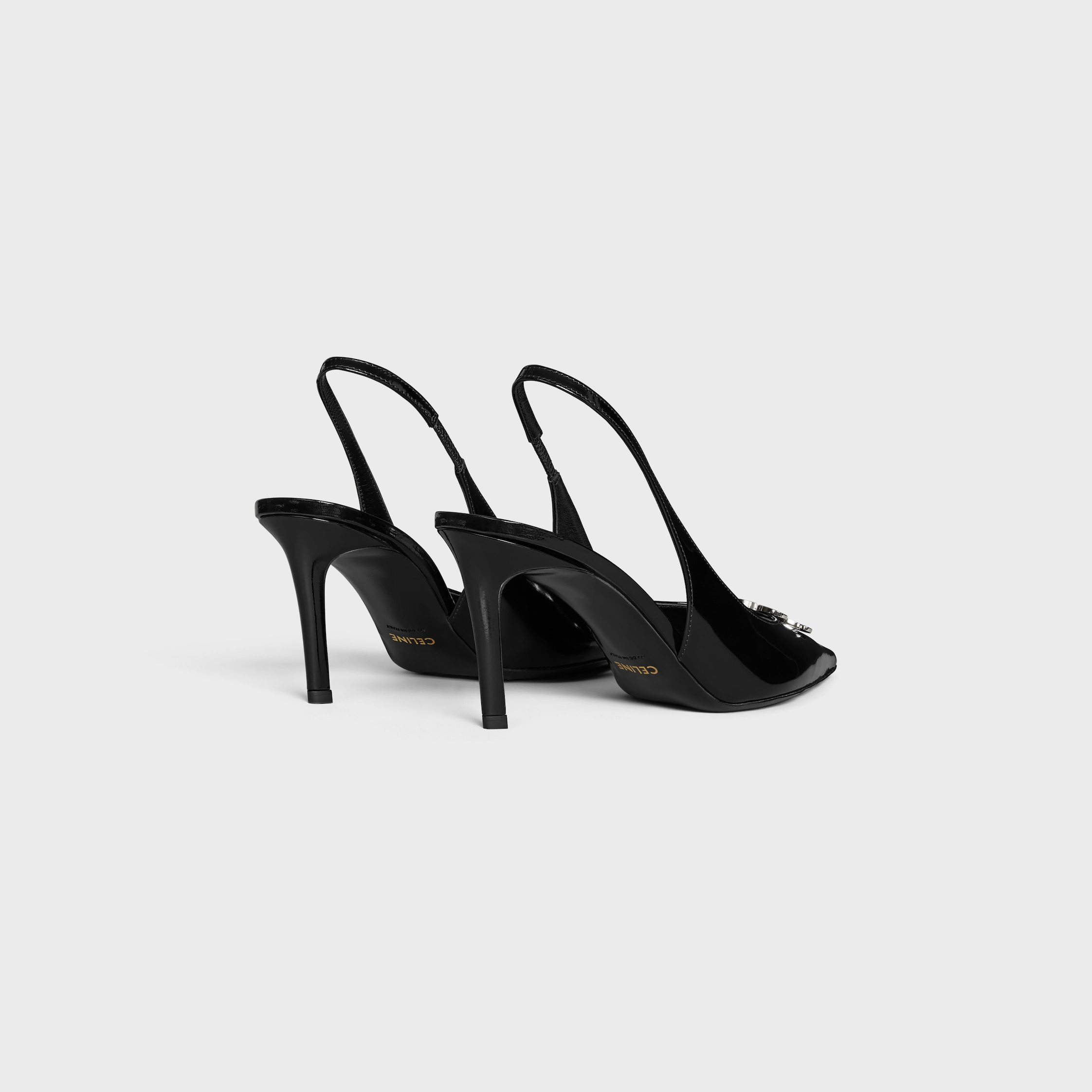 CELINE ALMA TRIOMPHE SLINGBACK in GLOSSY CALFSKIN - 3