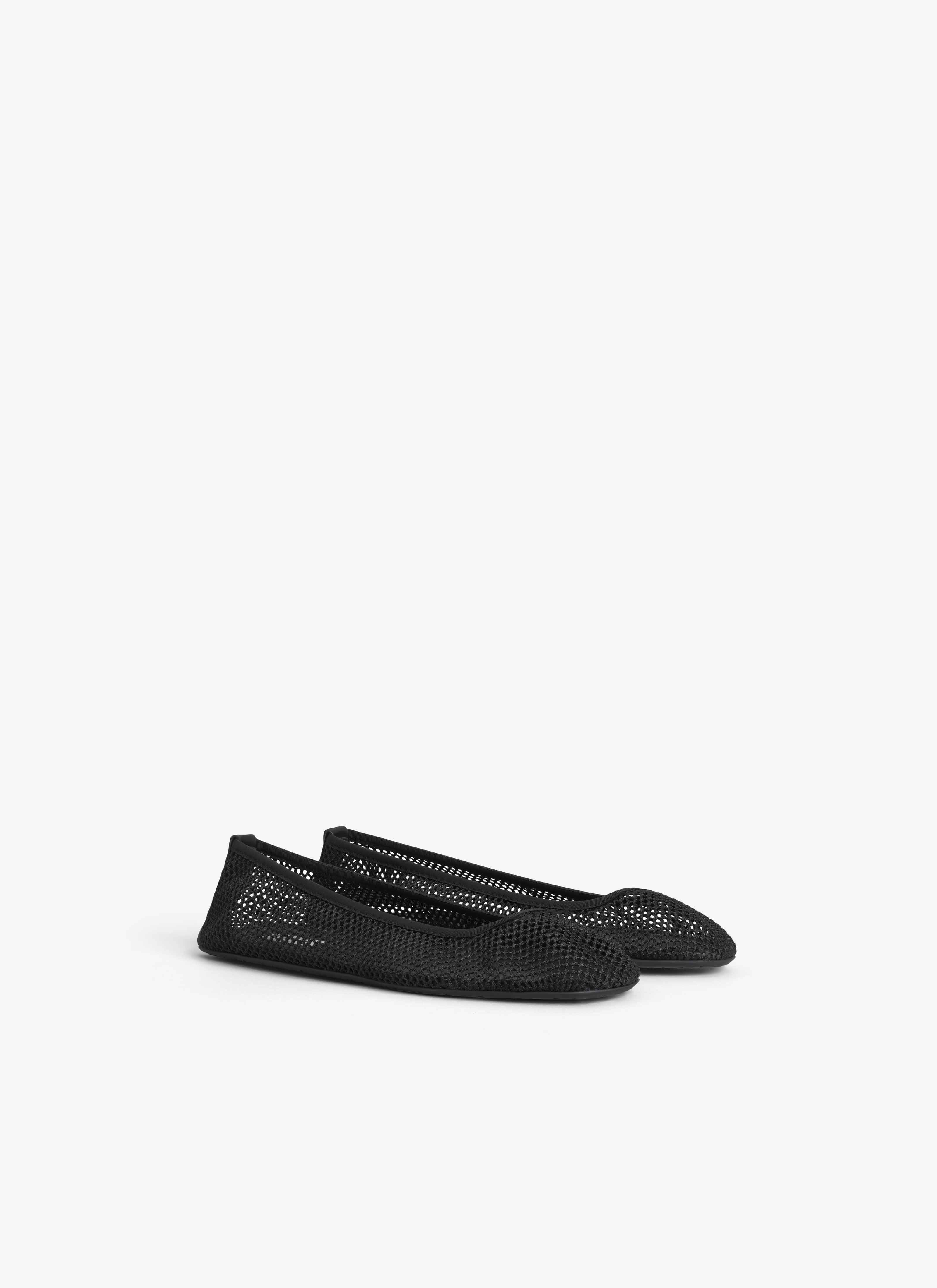 LOW VAMP BALLET FLATS IN FISHNET - 3