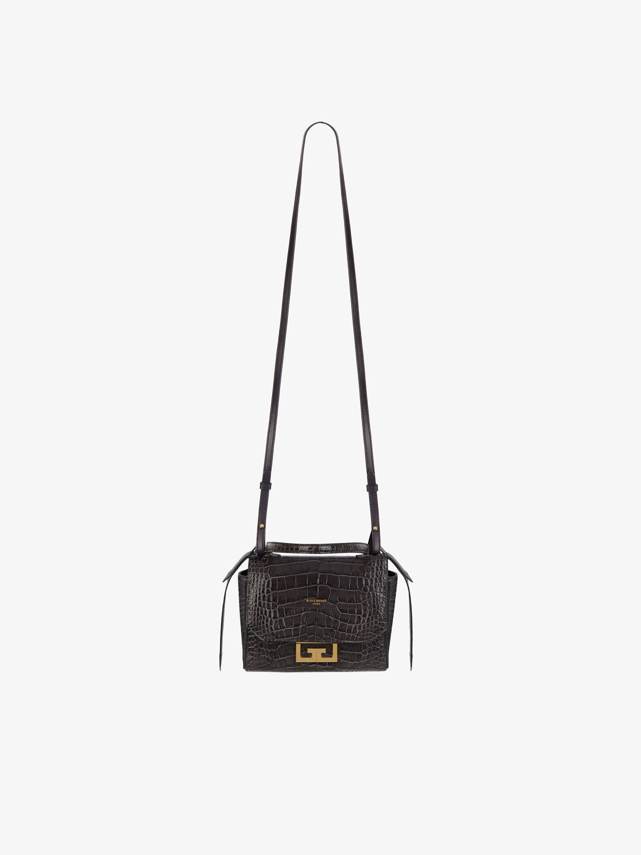 Mini Eden bag in crocodile-effect leather - 1