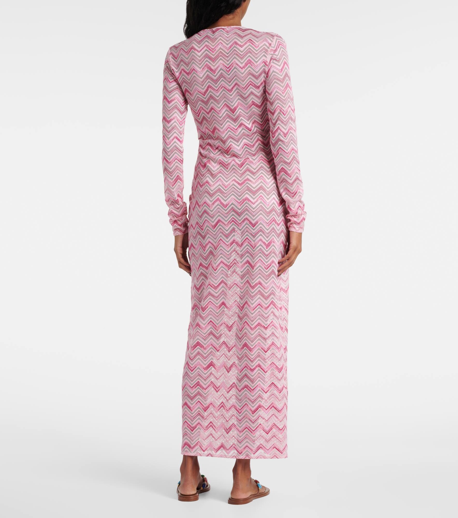 Lamé midi dress - 3