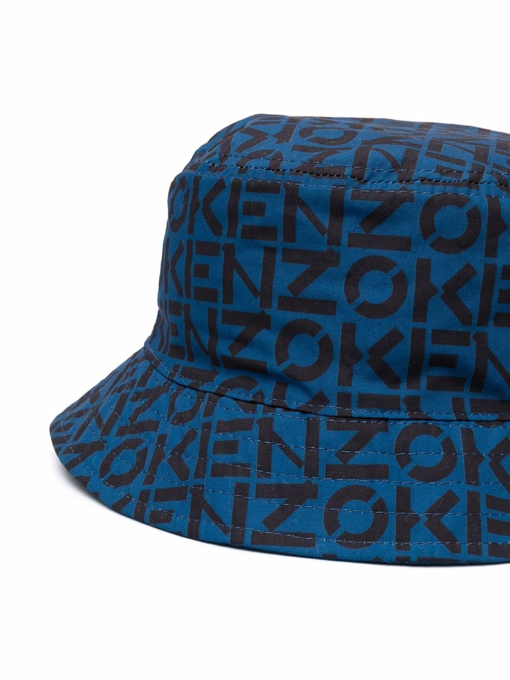 logo print bucket hat - 2