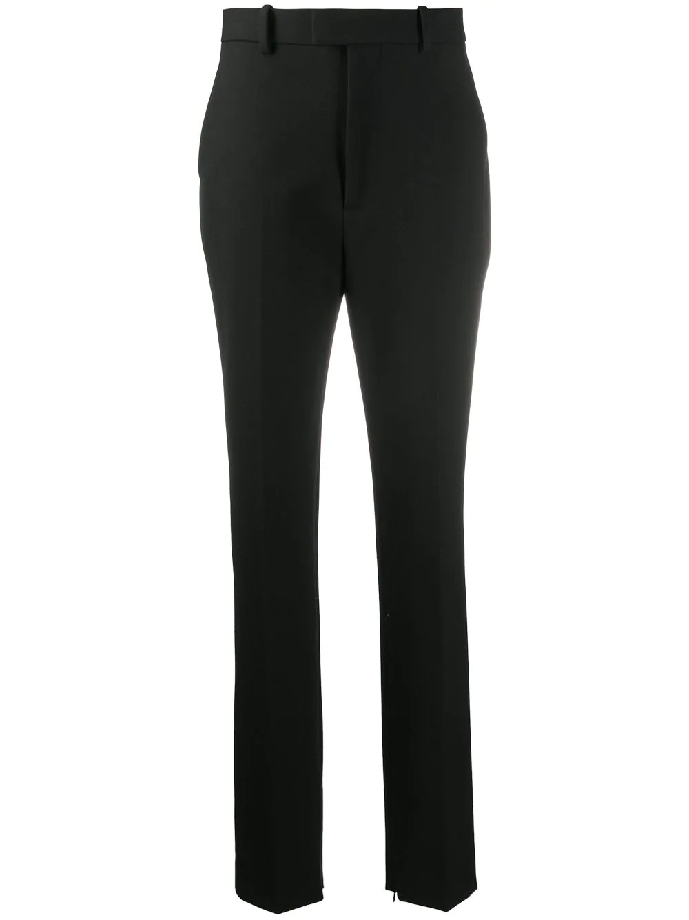 slit-cuffs tailored trousers - 1