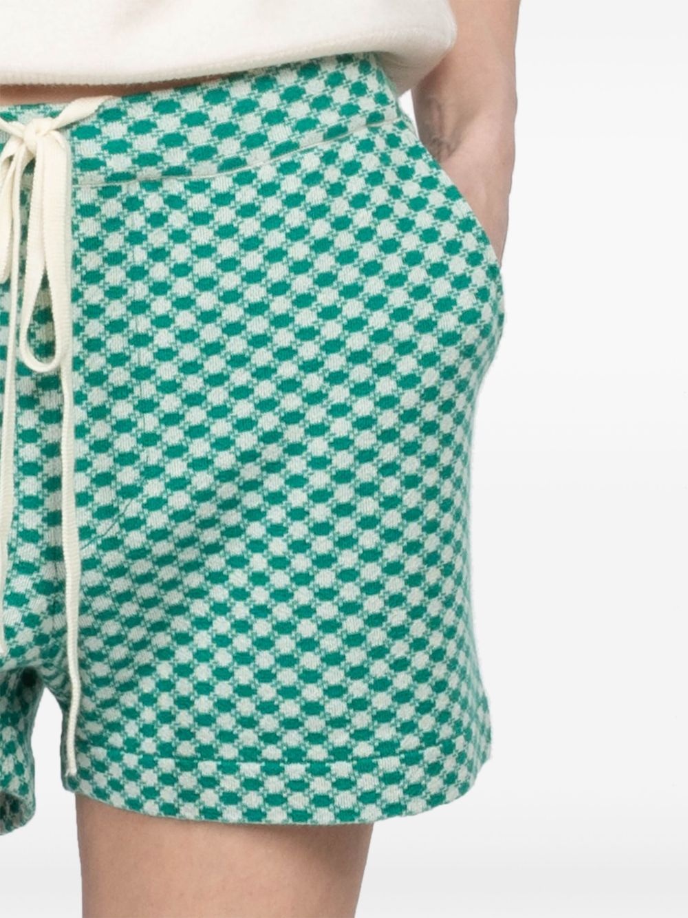 geometric-print shorts - 5