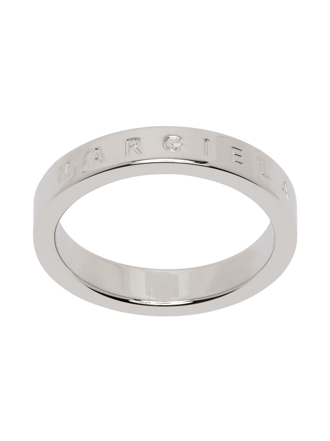 Silver Minimal Logo Ring - 1