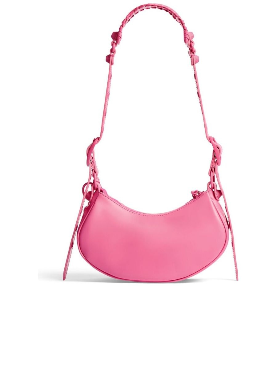 Le Cagole XS Shoulder Bag in Fuchsia - 3