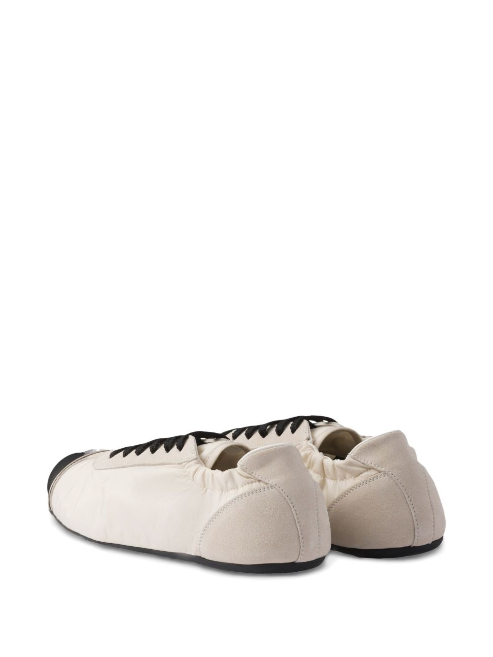 laced ballet flats - 3
