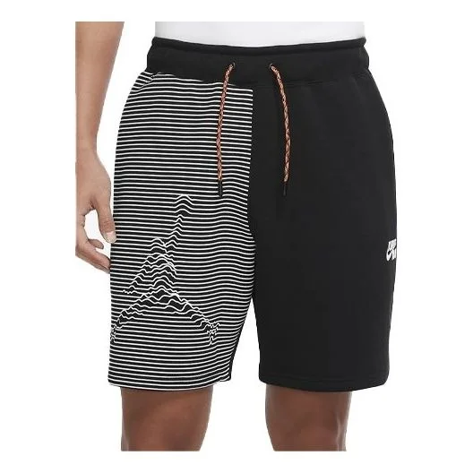 Nike Casual Colorblock Lacing Sports Shorts Black DJ0186-010 - 1