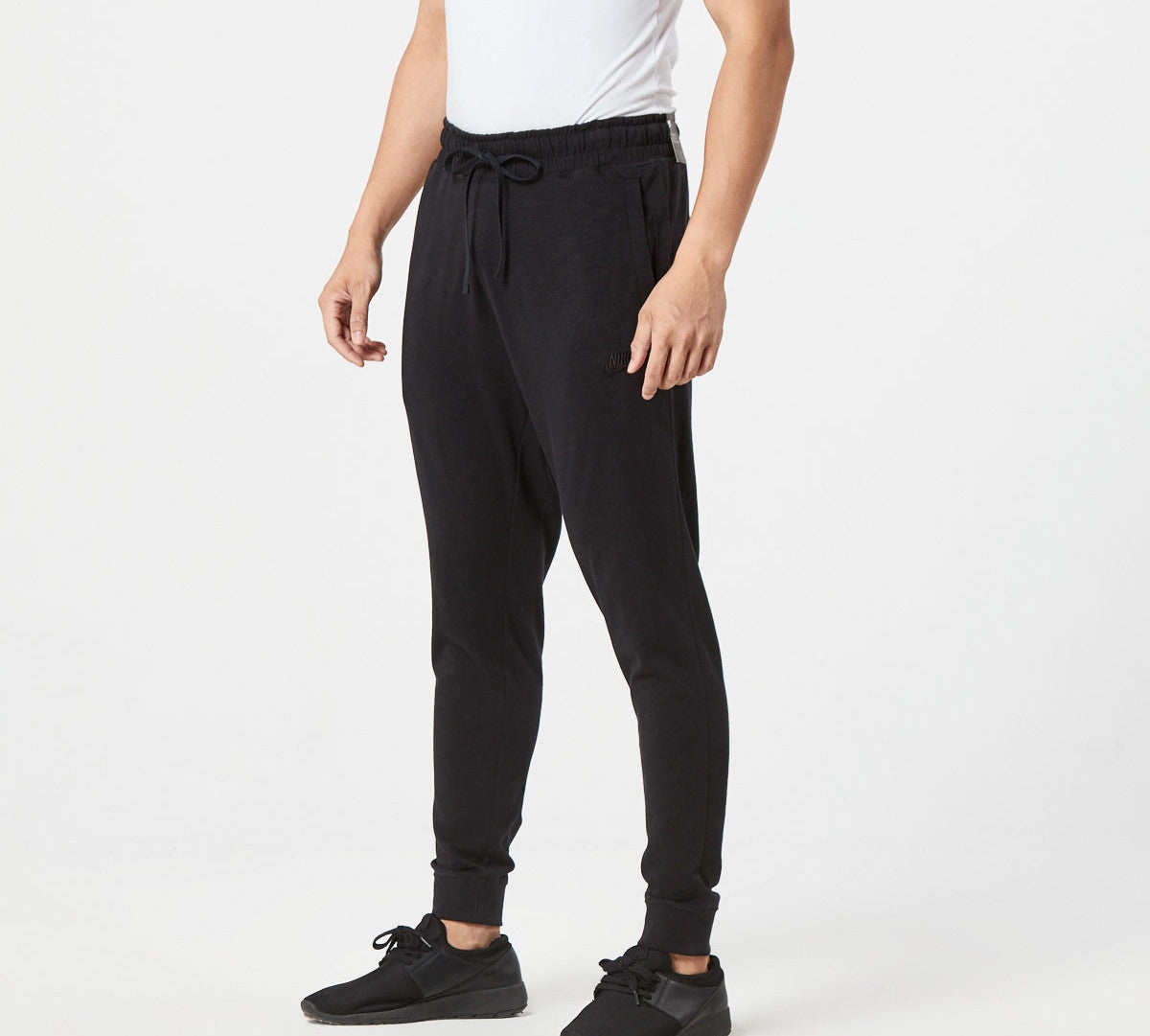 Nike Sportswear Dual Drawstring Sports Long Pants Black 928444-010 - 5