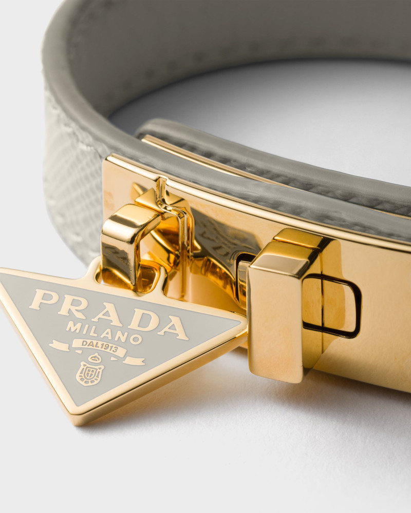 Prada Saffiano leather bracelet outlook